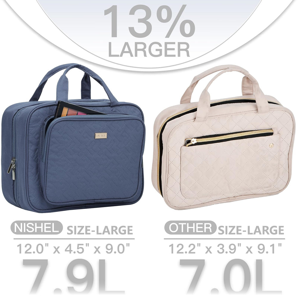 Trousse NISHEL avec poches mesh pour un rangement organisé des produits de soin