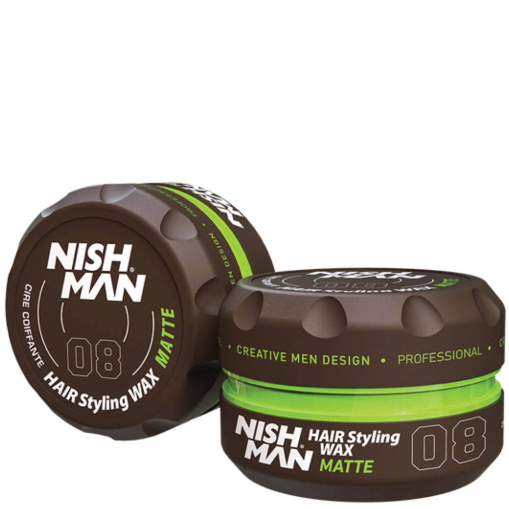 Nishman 08 Matte Wax utilisé entre les mains pour un rendu lisse.