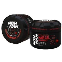 Nishman Gel Coiffant Tenue Ferme – flacon mis en valeur pour une tenue durable.