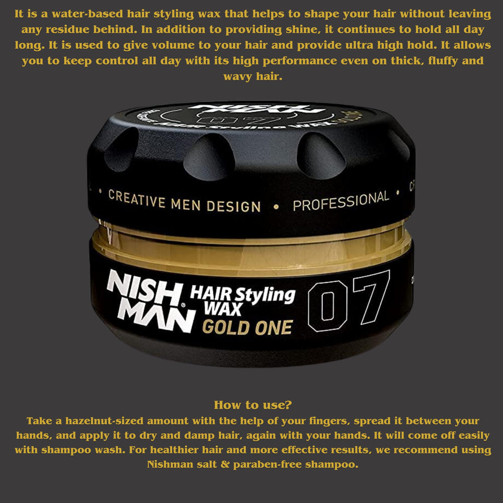 Parfum frais masculin de Nishman Gold One 07.