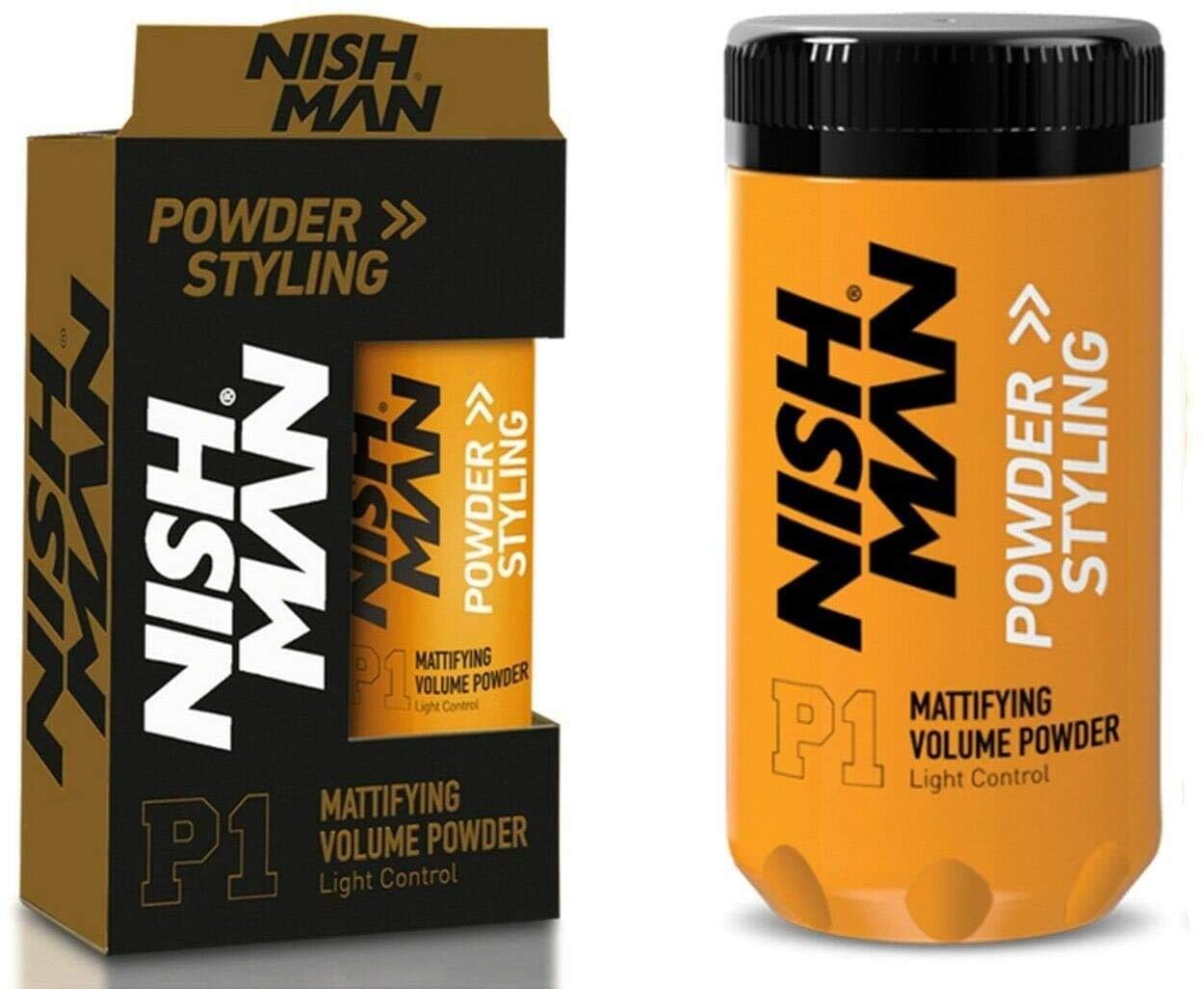 Nishman Poudre coiffage application doigts pour modeler rapidement.