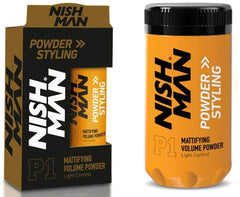 Nishman Poudre coiffage application doigts pour modeler rapidement.