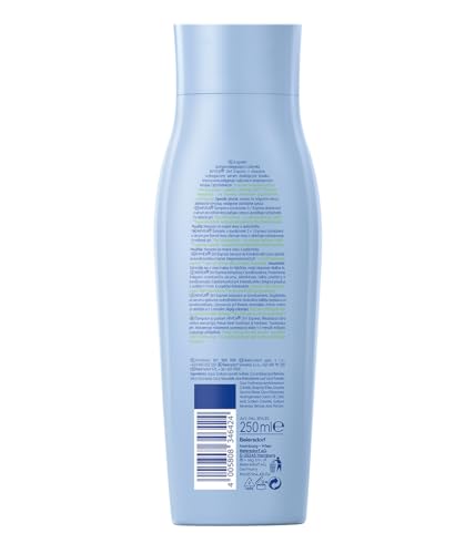 NIVEA 2-en-1, flacon bleu, parfum frais et lavage pratique.