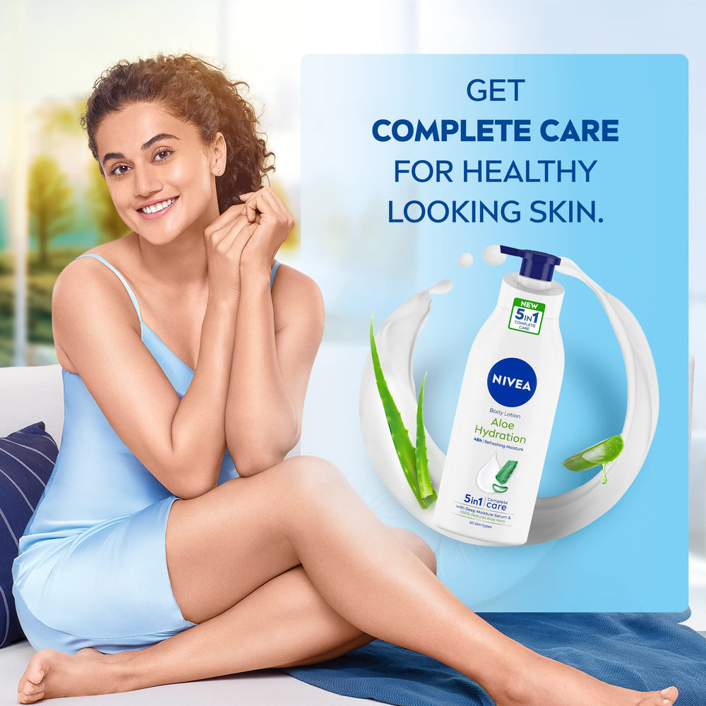 Ingrédients Aloe Vera inclus dans NIVEA Aloe Hydration pour hydratation naturelle.