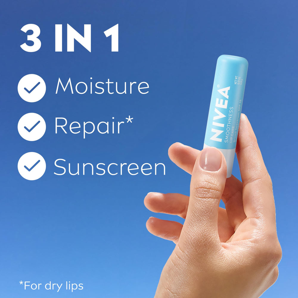 NIVEA Beurre Karité Lèvres: nutrition intense pour lèvres sèches.