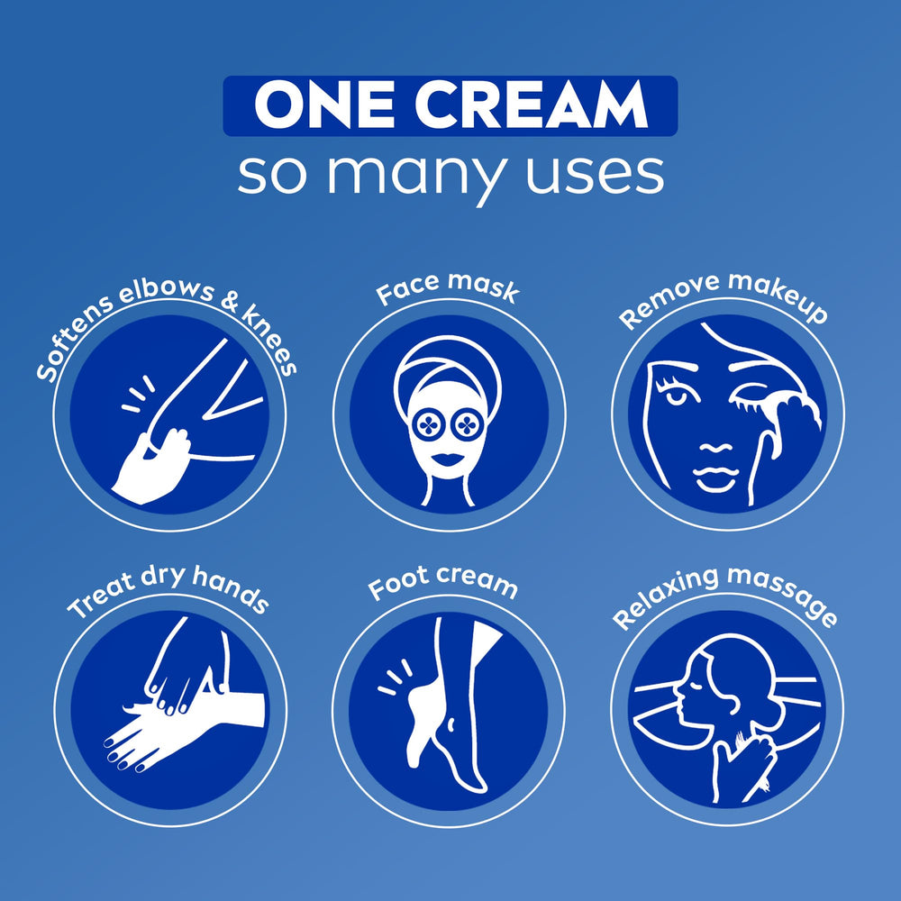 Genoux et coudes hydratés grâce à NIVEA Crème.
