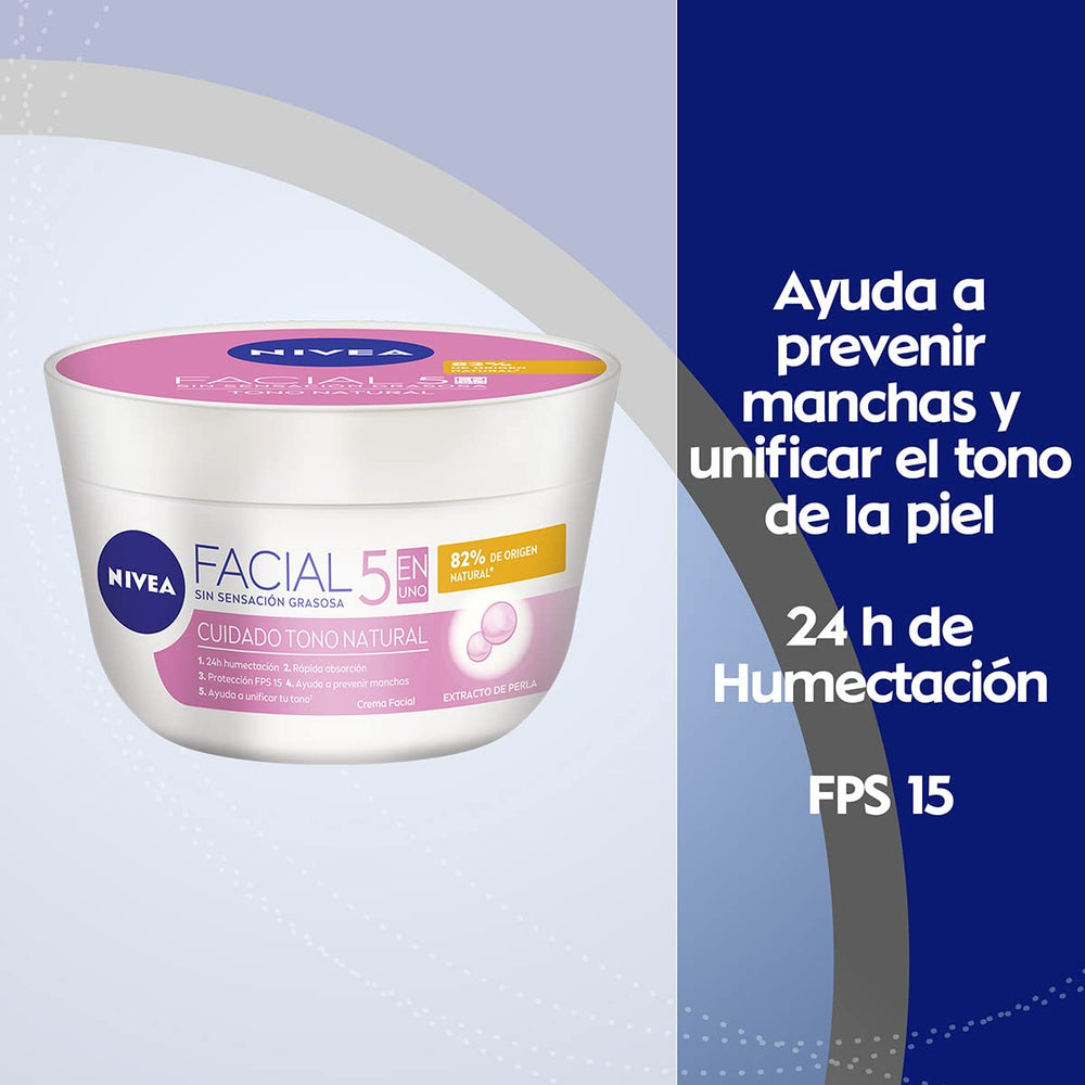 Texture légère et absorption rapide de NIVEA Éclaircissant Naturel.