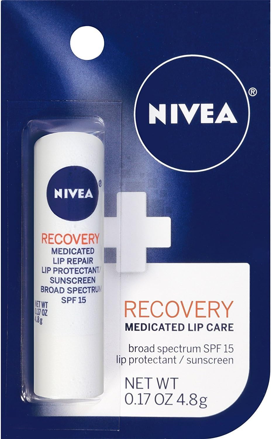 NIVEA Emballage Soin Lèvres SPF15, pratique et léger pour usage quotidien.