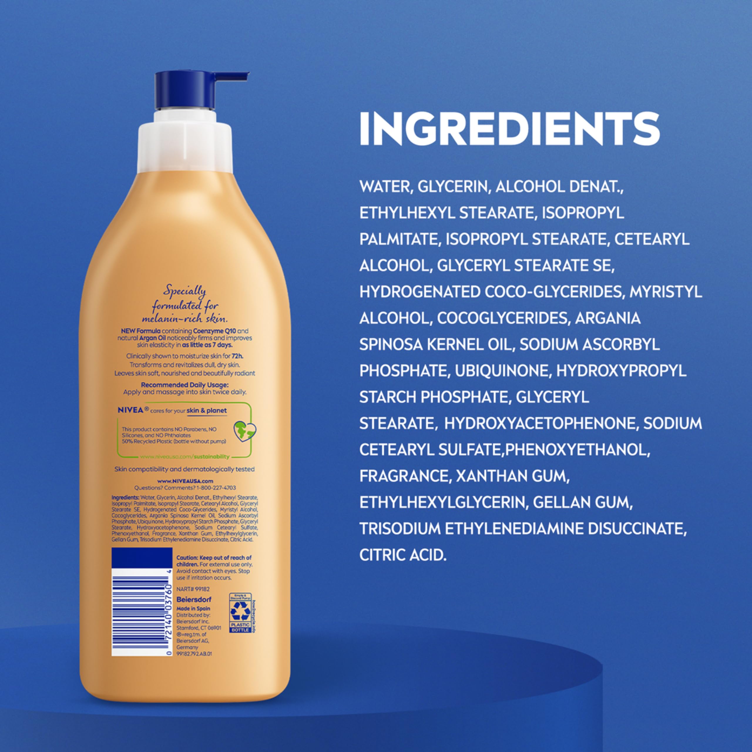 NIVEA Emballage recyclé et respectueux de l’environnement.