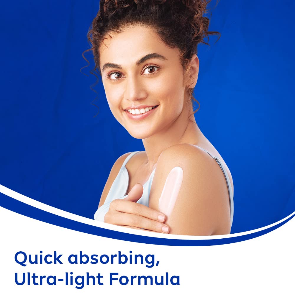Texture légère de NIVEA Express Hydration pénètre rapidement pour une peau douce.