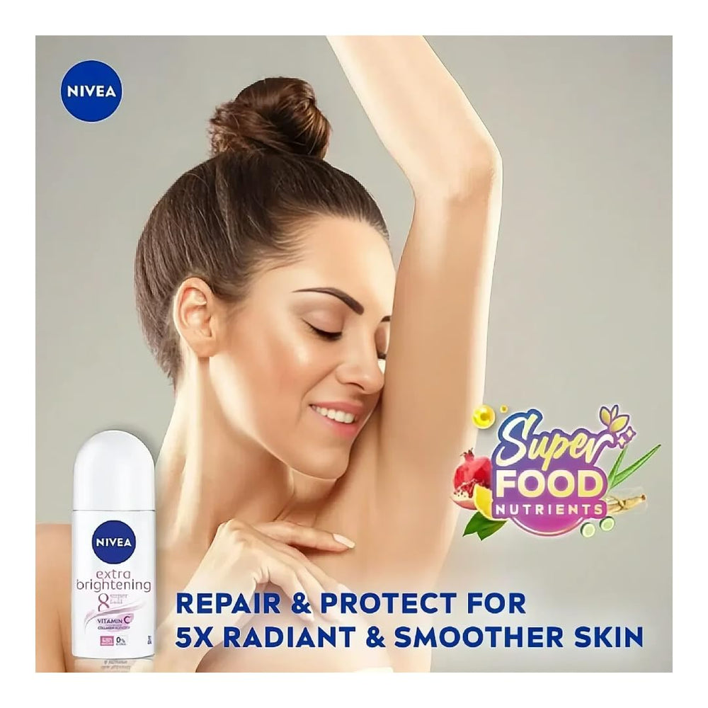 Formule vitamine C et réglisse de NIVEA roll-on éclaircissant