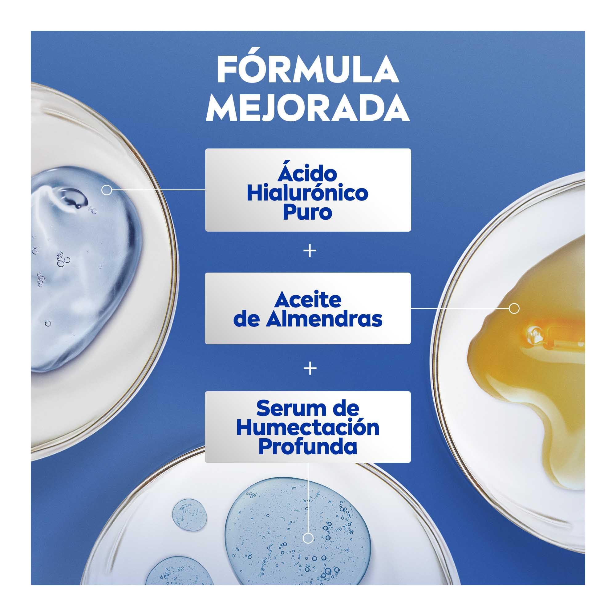 Texture creme légère NIVEA pour hydratation rapide et agréable.
