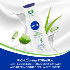 NIVEA Aloe Hydratation 48h-hydratation, peau nourrie toute la journée.