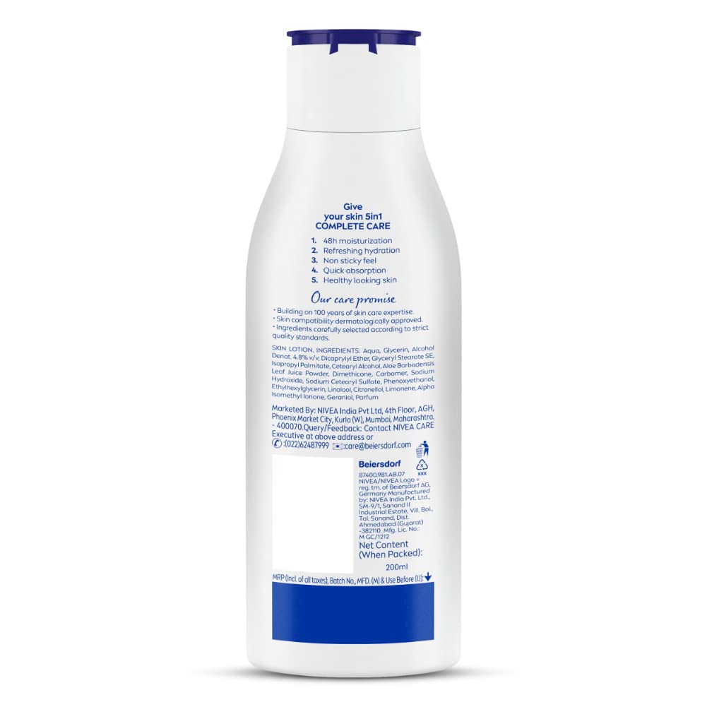 NIVEA Aloe Hydratation rituel-quotidien, douceur et confort de la peau.