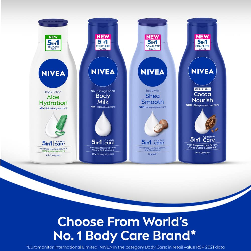 NIVEA Aloe Hydratation parfum-frais, laisse une sensation de fraîcheur.
