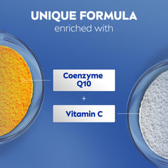 Texture crème légère appliquée sur la peau, sans fini gras.