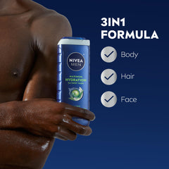 NIVEA MEN Aloe Vera, infusion apaisante pour hydratation durable.