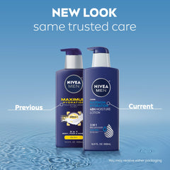NIVEA MEN Application rapide: absorption sans gras et effet frais.