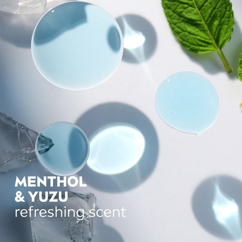 Pack de trois bouteilles NIVEA MEN Cool Body Wash prêt à l’emploi.