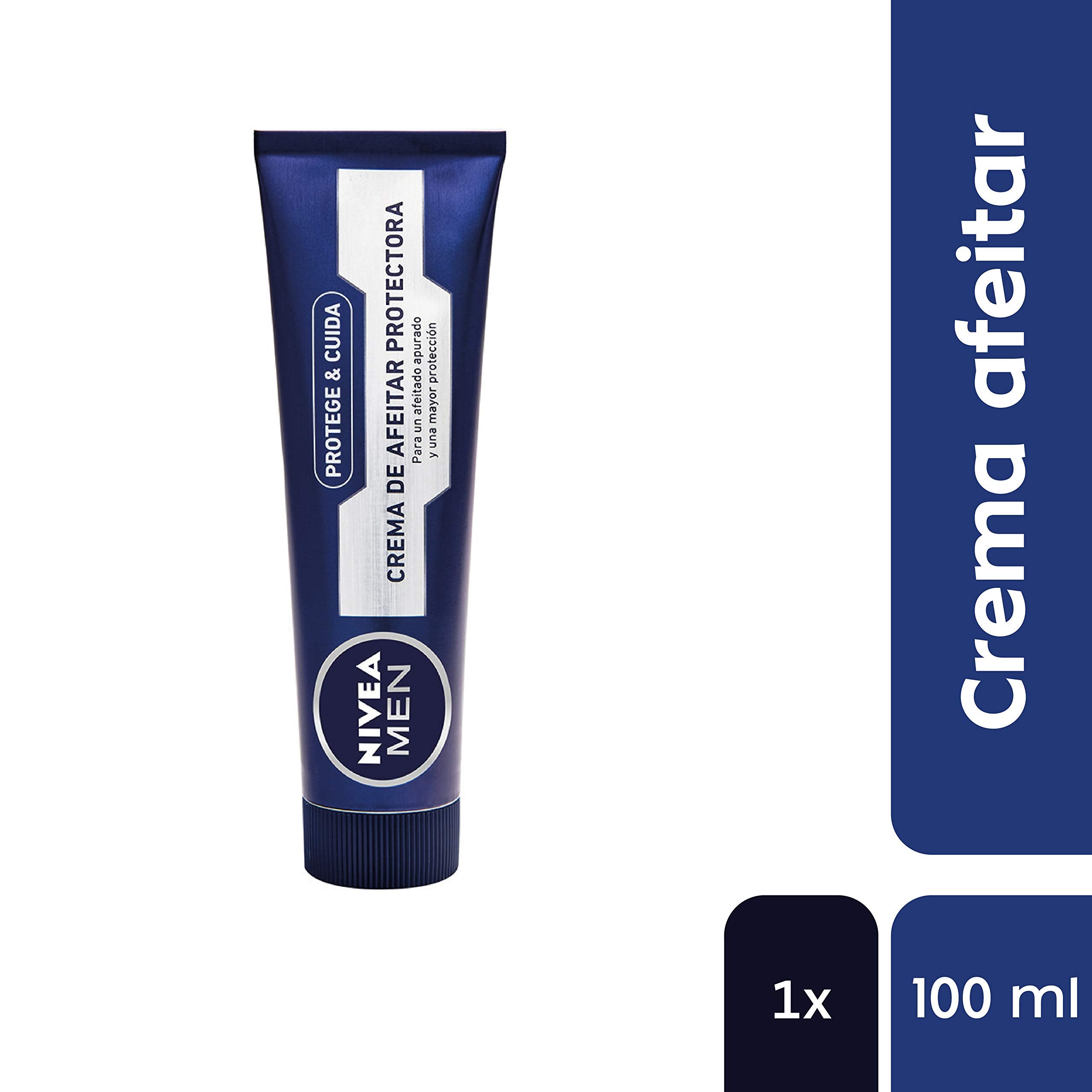 NIVEA MEN Crème de rasage douce – application facile sur peau humide.