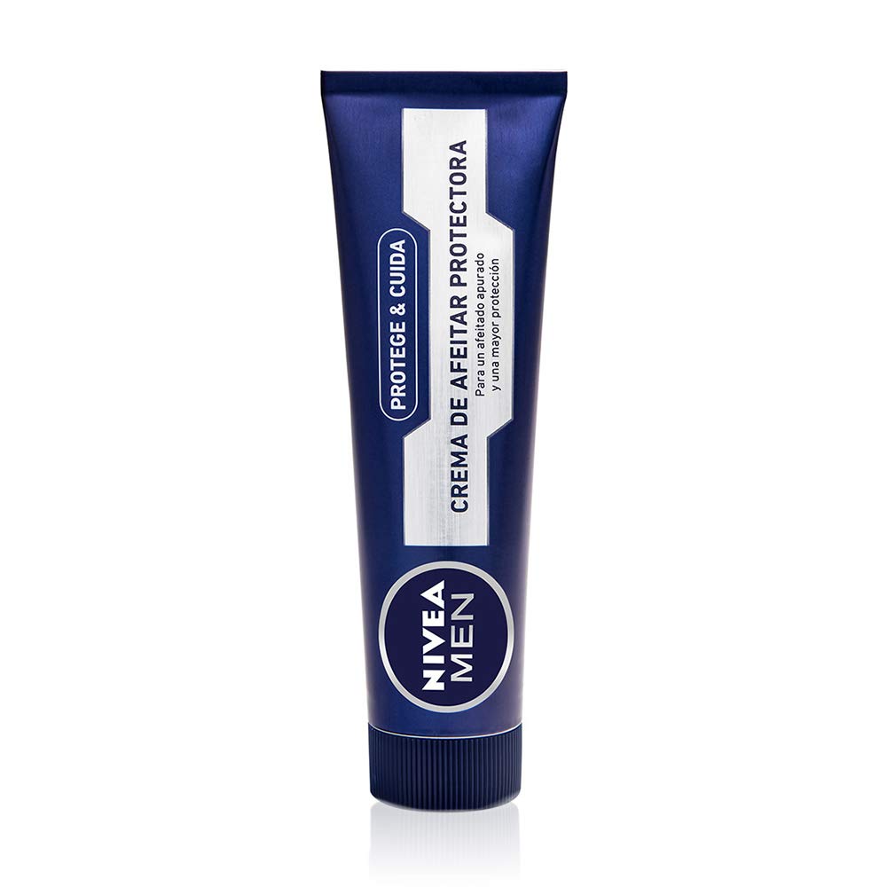 NIVEA MEN Crème de rasage douce en flacon pour rasage doux et confortable.