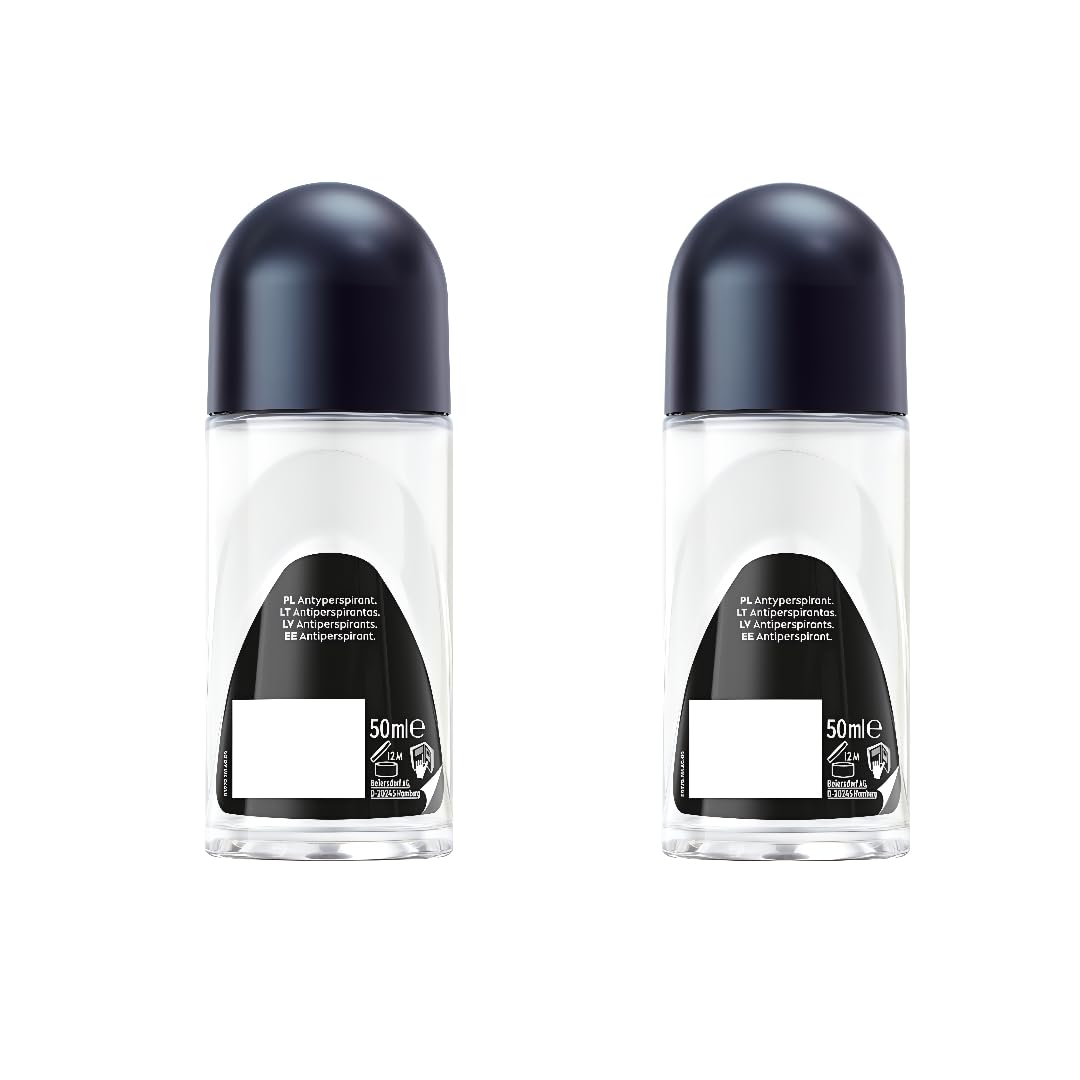 NIVEA Men Déodorant bille 50 ml, pratique pour le sac et sans alcool.