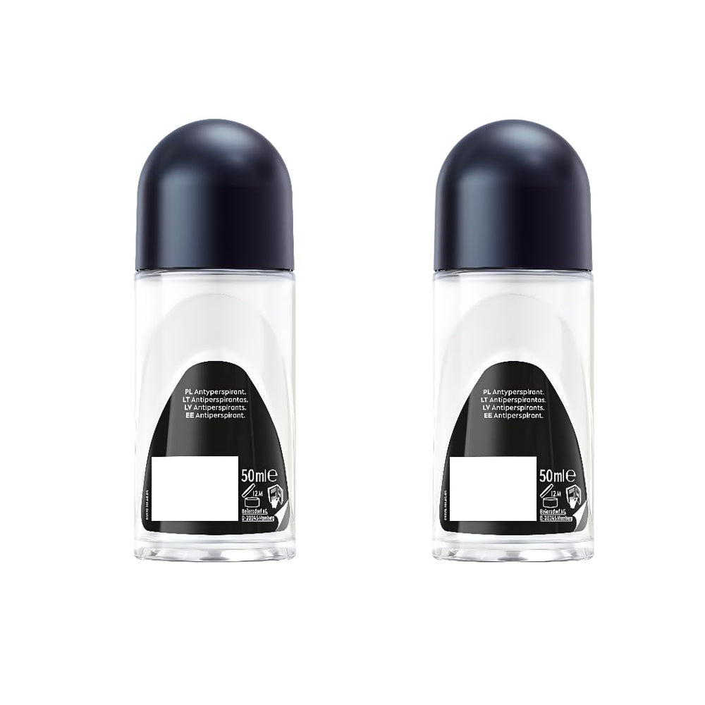 NIVEA Men Déodorant bille 50 ml, pratique pour le sac et sans alcool.