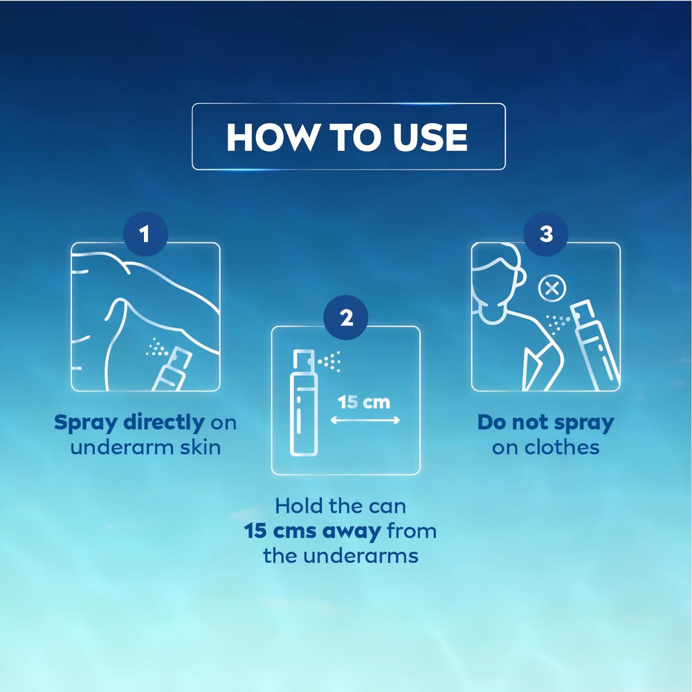 NIVEA MEN Fresh Ocean Déodorant sensation fraîche — sensation rafraîchissante sur la peau.