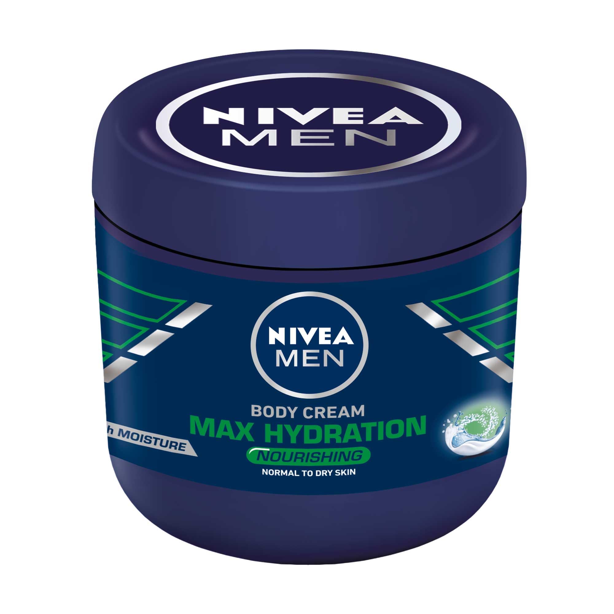 NIVEA Men Max Hydration, formule idéale avant rasage pour peau hydratée.