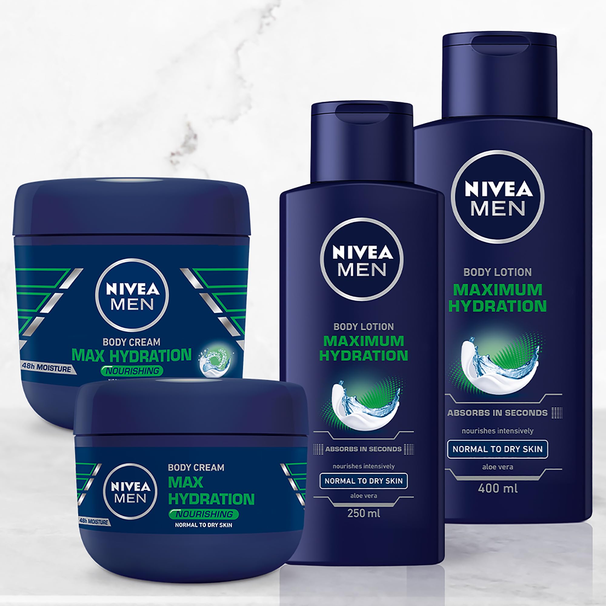 NIVEA Men Max Hydration, soin des mains pour peau protégée.