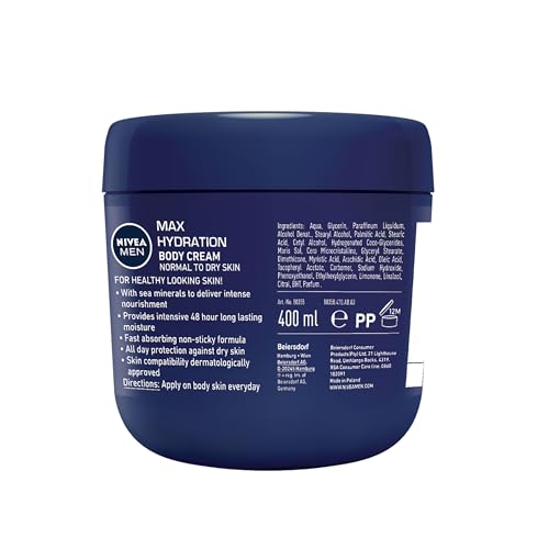 NIVEA Men Max Hydration, emballage pratique et recyclable.