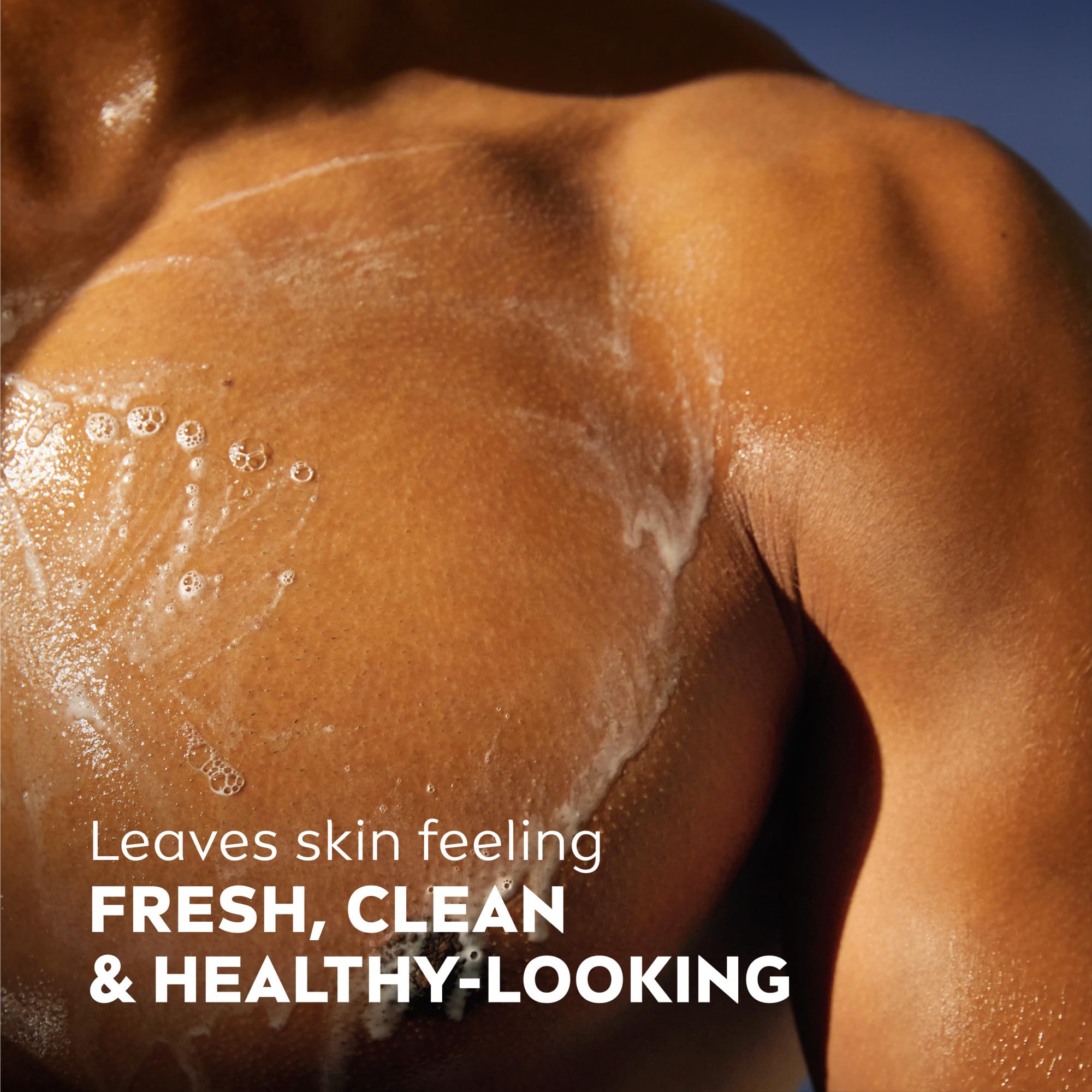NIVEA MEN Relax 3-in-1 use icon indicating face, body, and hair wash