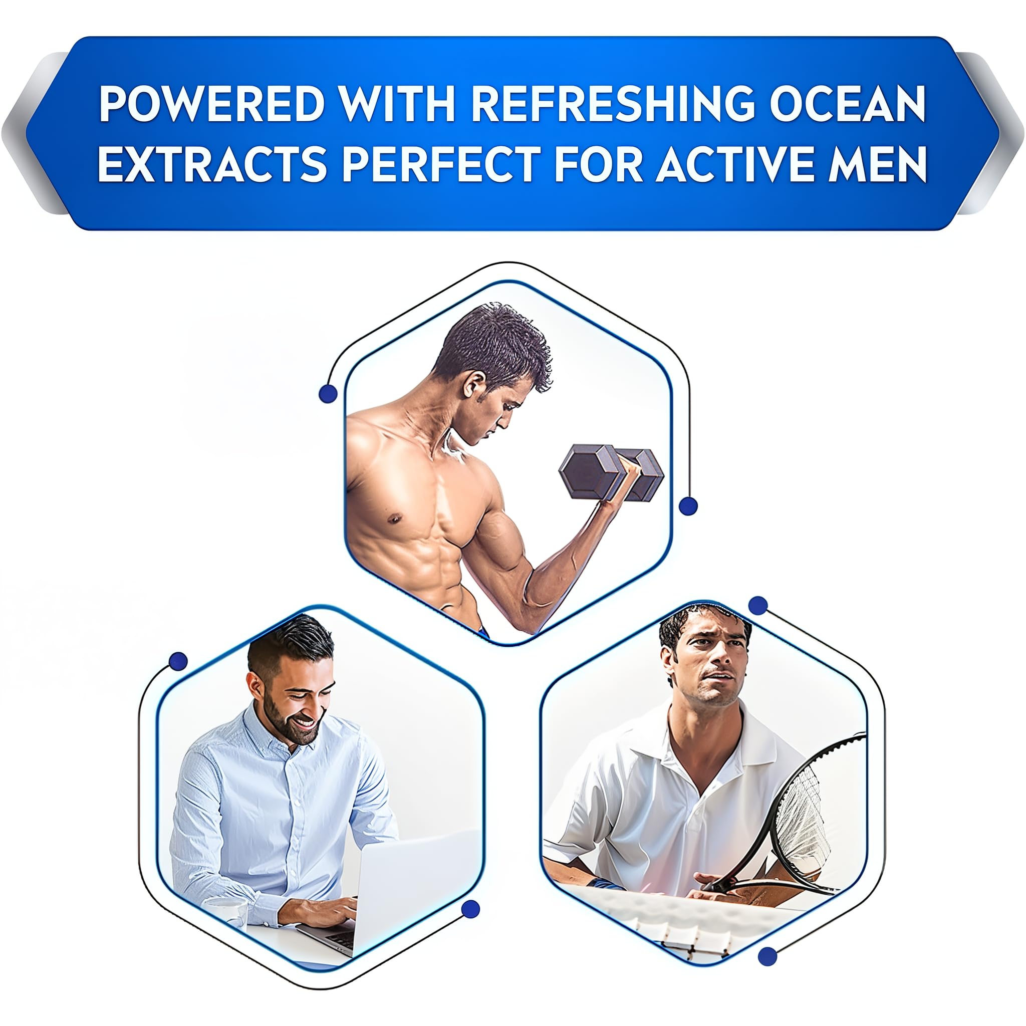 NIVEA Men Roll-On Frais Actif sur le flacon, parfum frais et utilisation quotidienne.