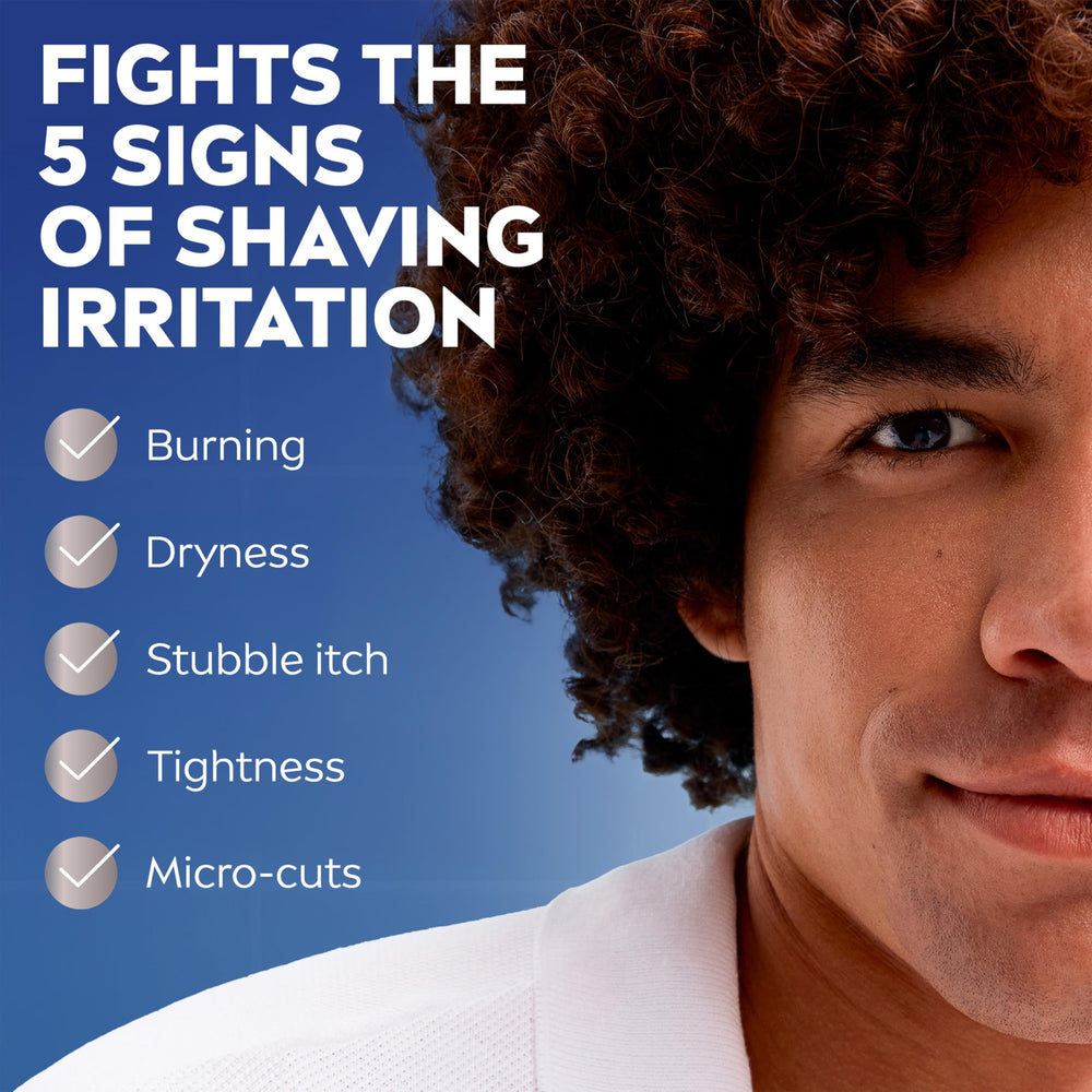 NIVEA MEN Sensitive, hydratation durable après rasage pour peau irritée.