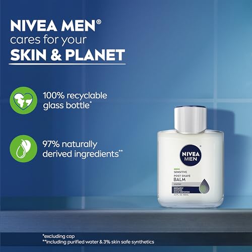 NIVEA MEN Sensitive, soin doux pour peau sensible et barbe.