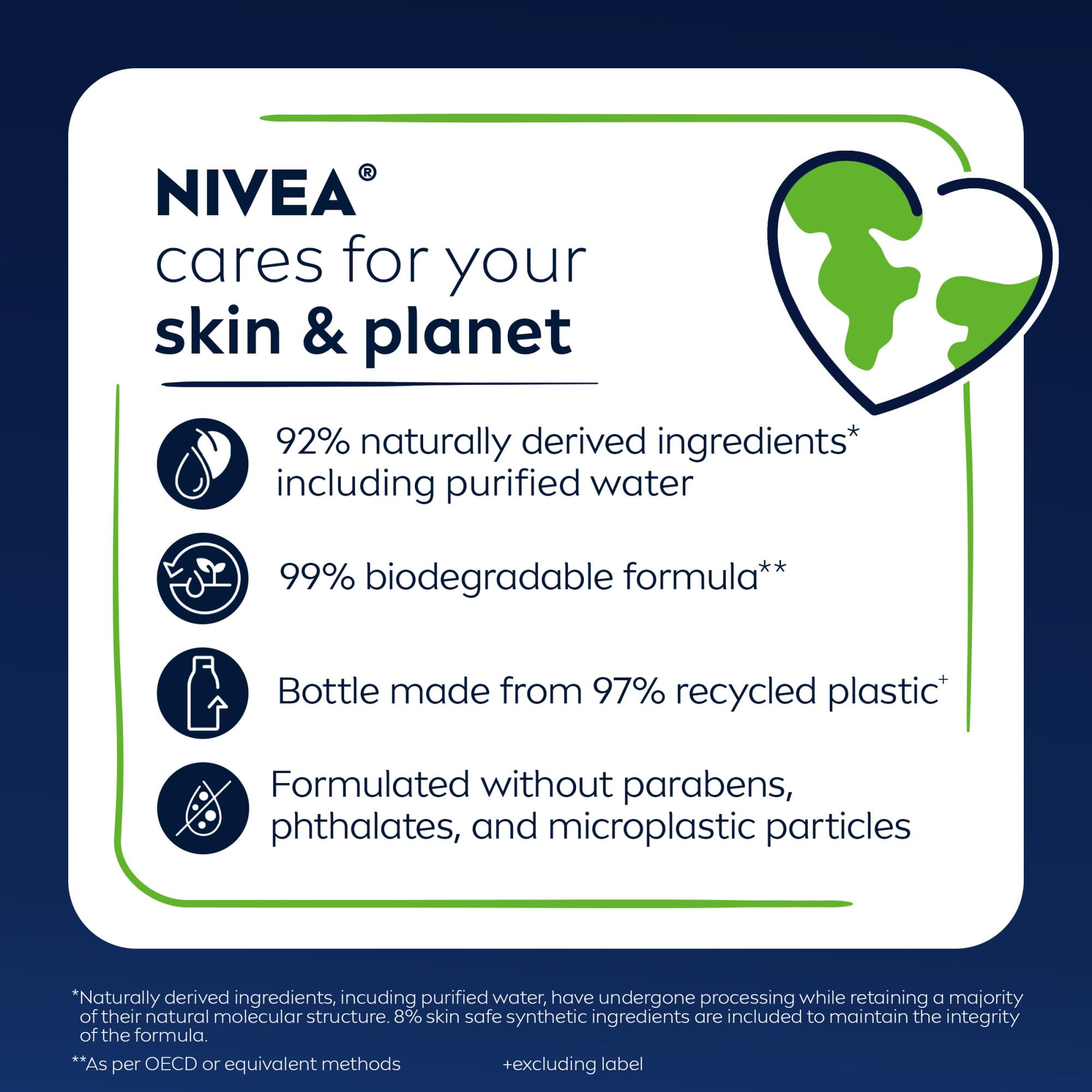 NIVEA MEN Sport: sensation de douceur après la douche et fraîcheur.