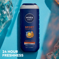 NIVEA MEN Sport: utilisation visage-cheveux-corps pour gagner du temps en douche.
