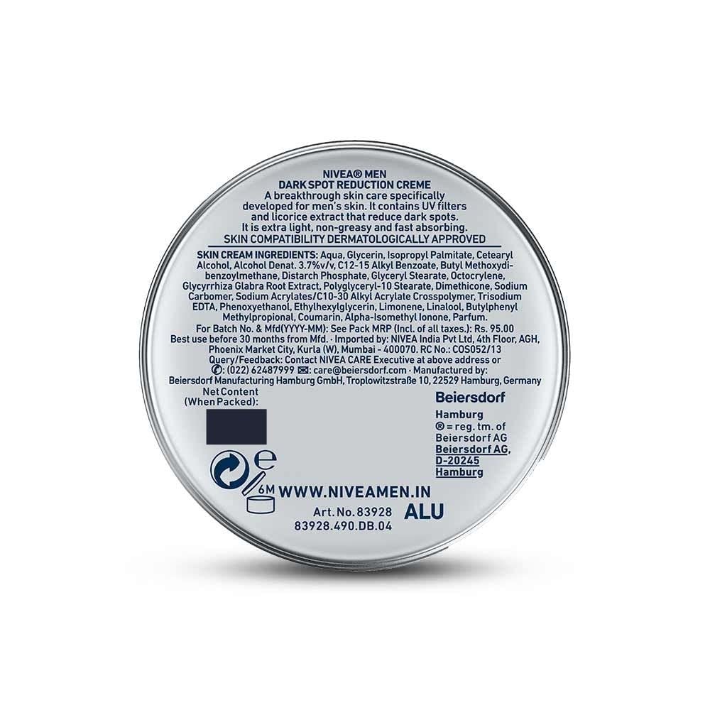 NIVEA MEN Texture-legere-emulsion: application rapide et hydratante sans effet gras.