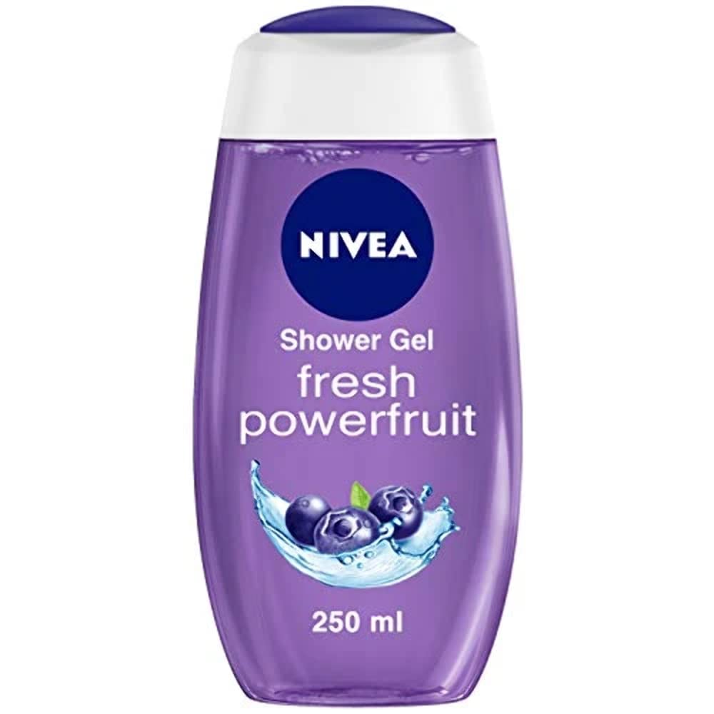 NIVEA Power Fruit Fresh gel douche bouteille: parfum frais et peau hydratee apres la douche