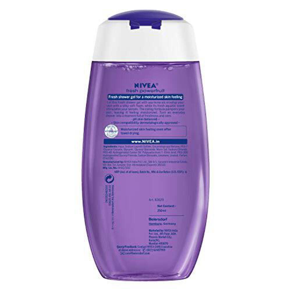 NIVEA Power Fruit Fresh peau-douce-apres-douche: texture veloute et confort apres douche