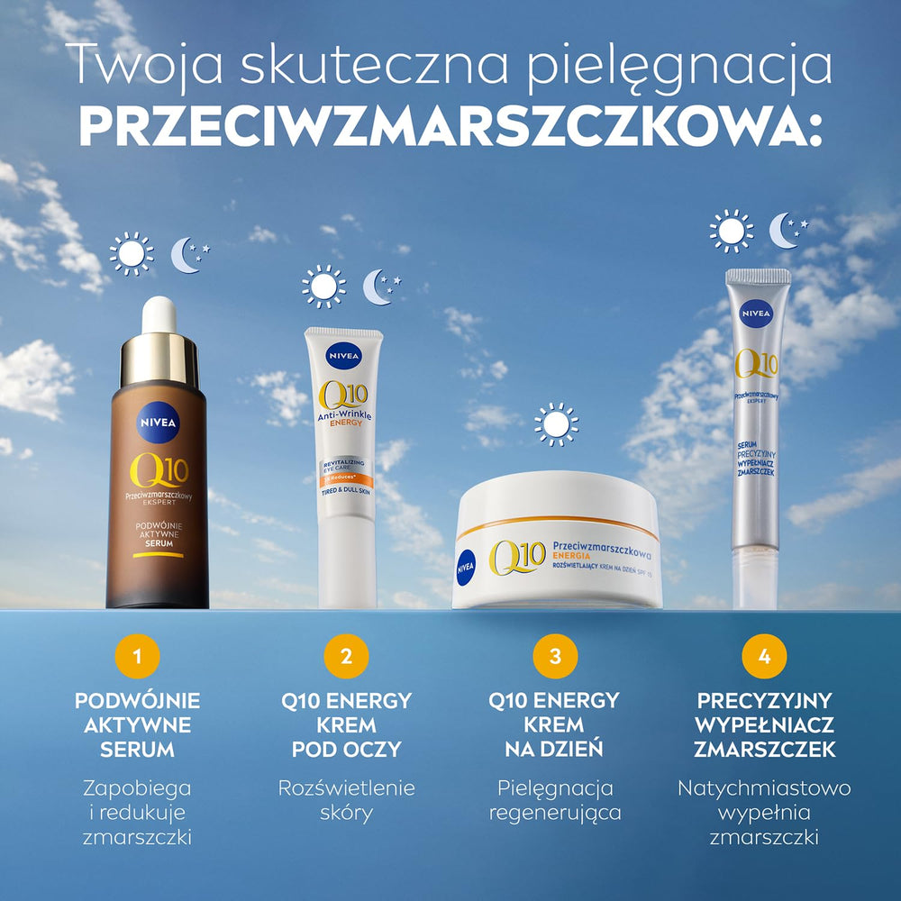 NIVEA Q10 Pack 15 ml — format pratique pour le sac et le voyage.