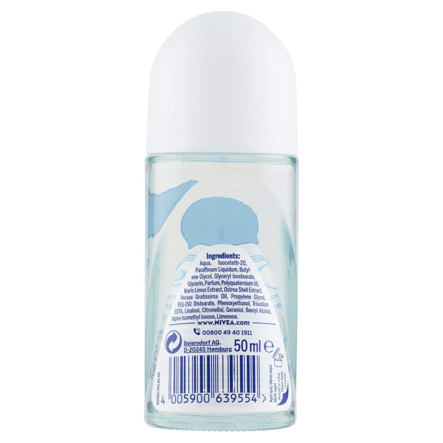 NIVEA Fresh Naturelle sans résidu blanc, pratique avec vêtements clairs ou foncés