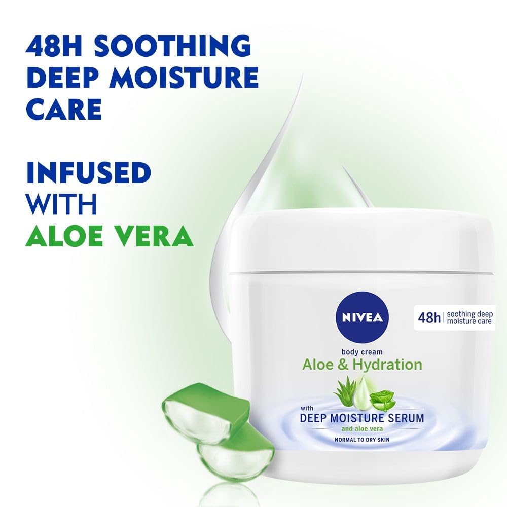 NIVEA Sérum hydratant profond à l’aloé vera pour la peau.