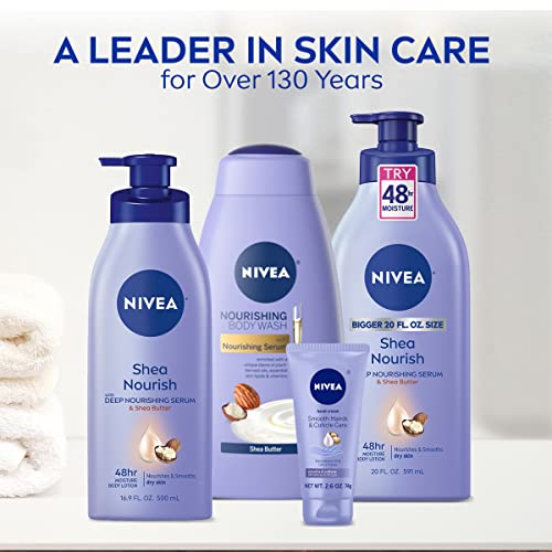 Emballage voyage pratique pour NIVEA Shea Nourish.