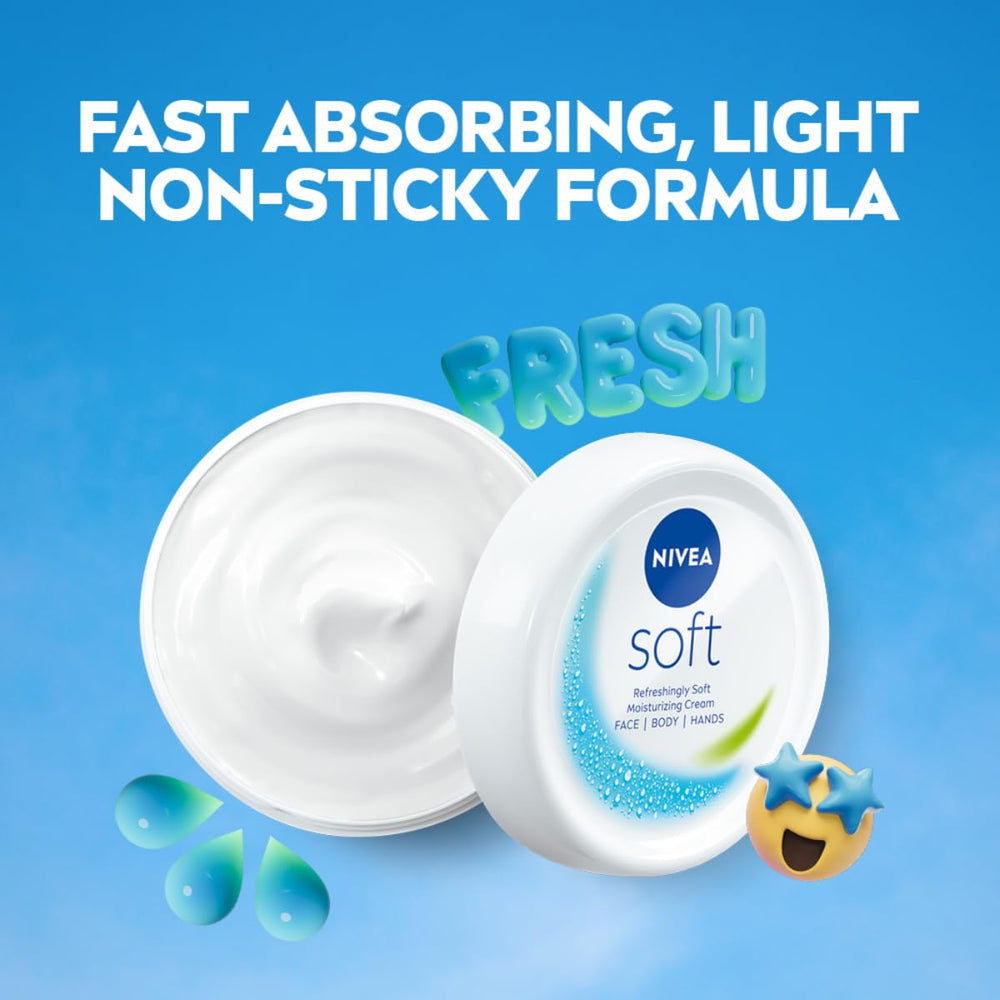 Soin hydratant léger qui laisse la peau douce et fraîche.