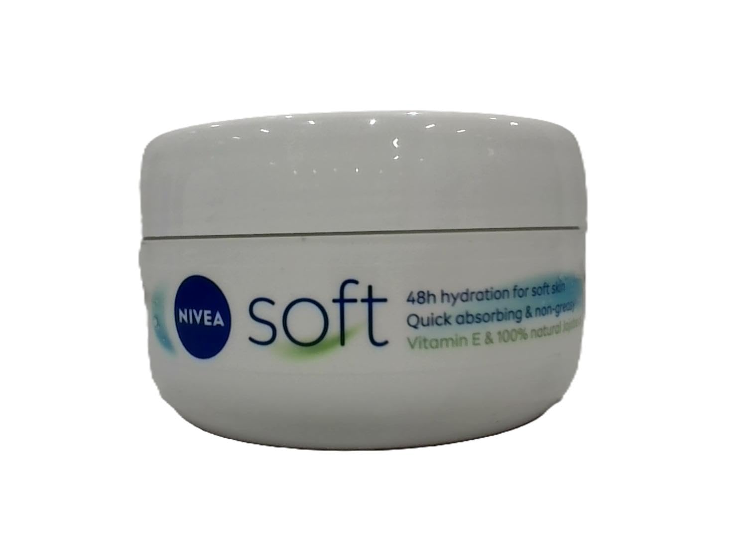 NIVEA Soft, crème hydratante à absorption rapide pour le visage et les mains, hydratation quotidienne.