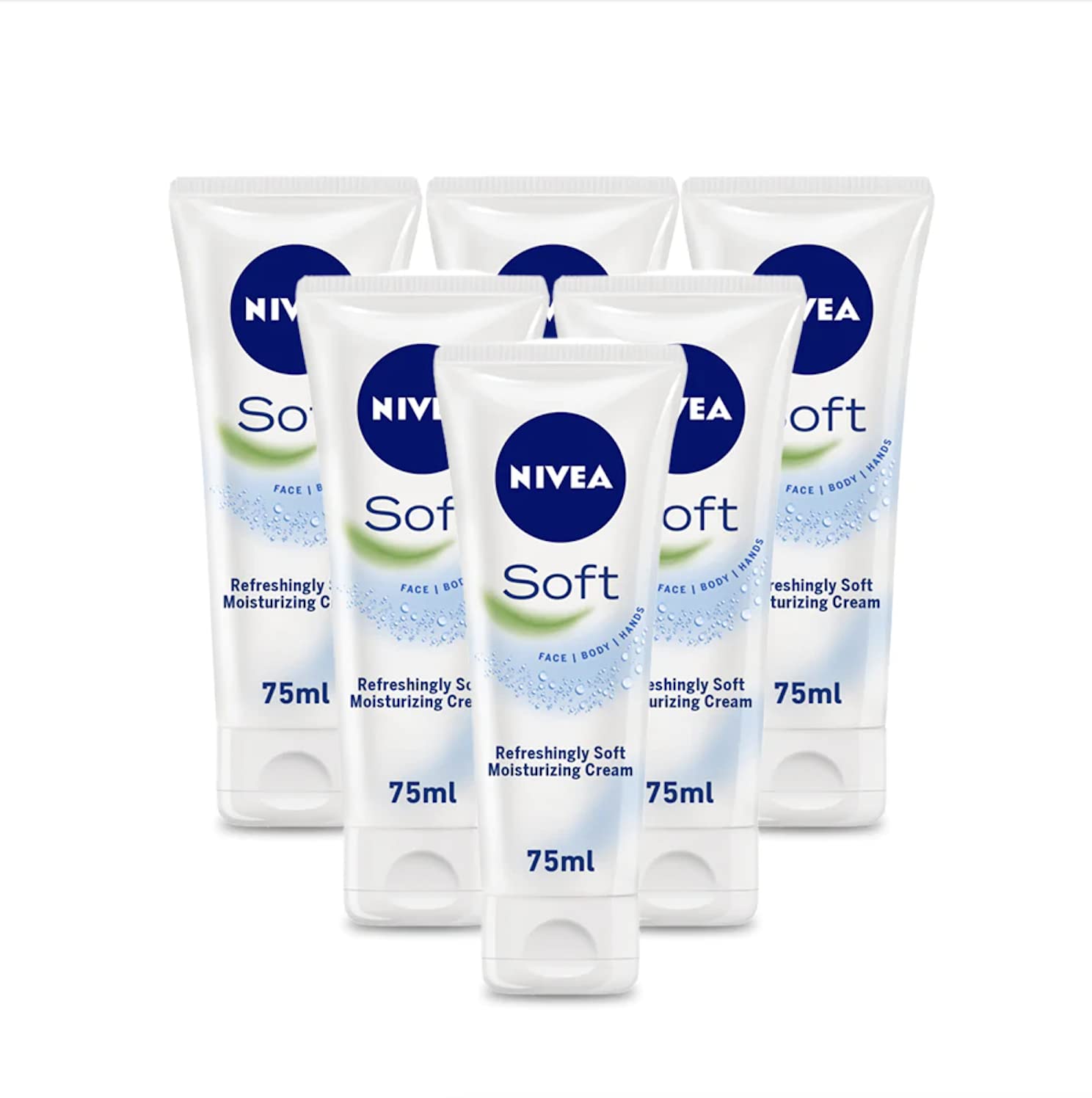 Pack de six NIVEA Soft, économie pratique pour toute la famille