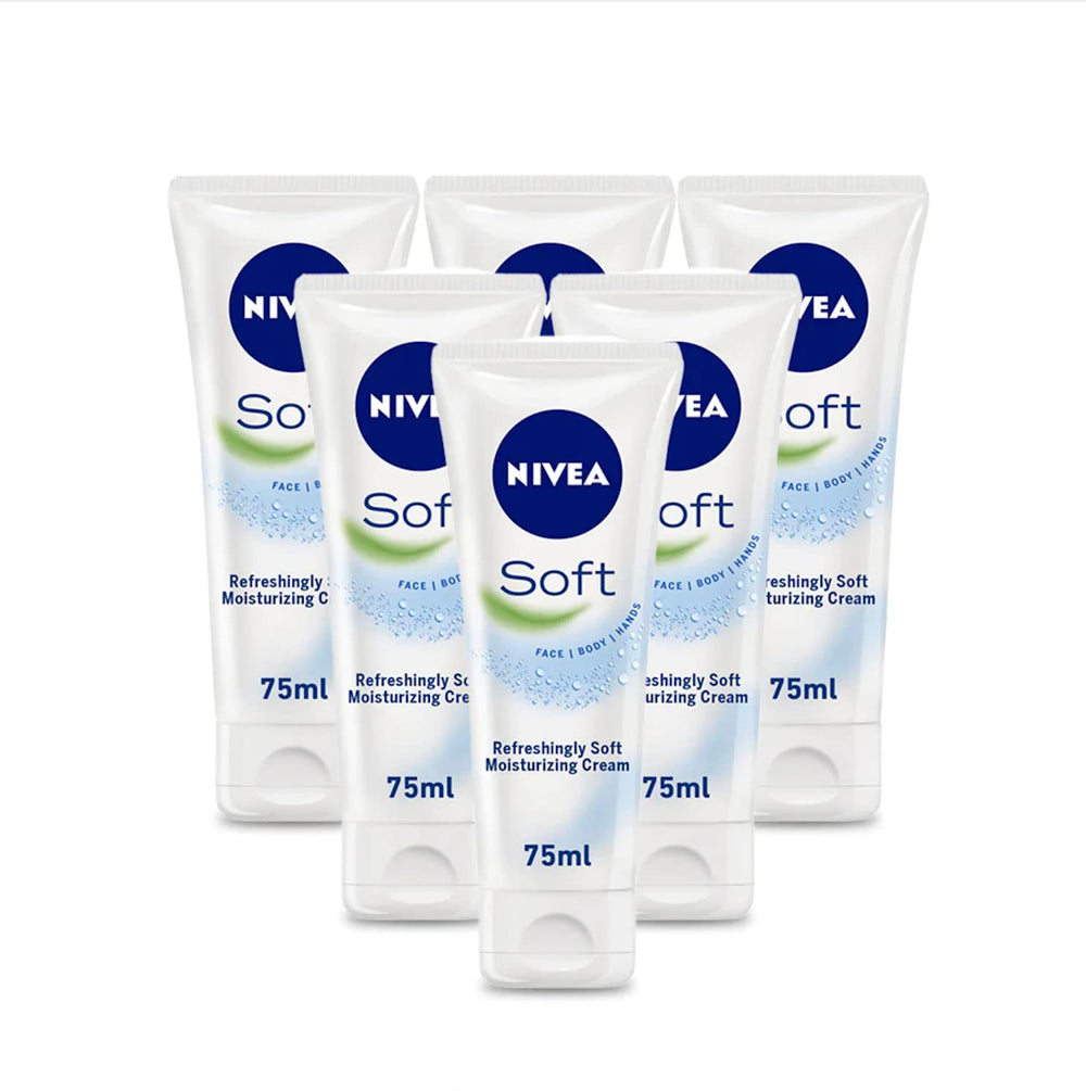 Pack de six NIVEA Soft, économie pratique pour toute la famille