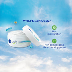 NIVEA Soft utilisation visage, mains et corps.