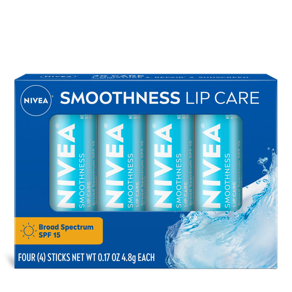 NIVEA Soin Lèvres Baton SPF15 pour hydratation et protection solaire.